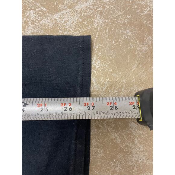 Port & Company Men’s 50/50 Cotton/Poly Black Long Sleeve Graphic long sleeve - Picture 4 of 4